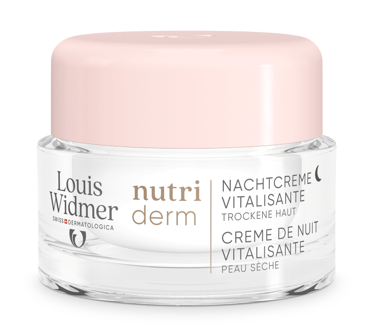 Louis Widmer Nutriderm Nachtcreme Vitalisante parfumiert 50 ml