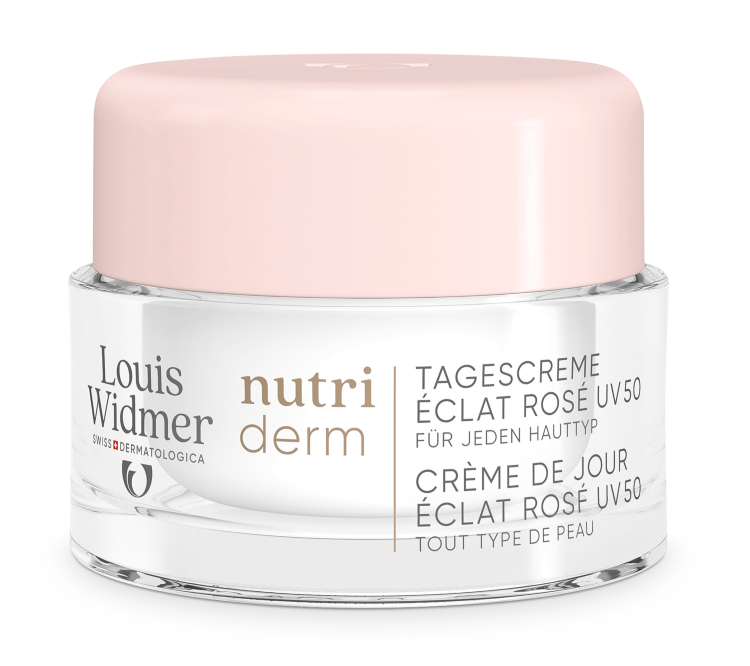 Louis Widmer Nutriderm Tagescreme Uv50 éclat rosé parfumiert 50 ml