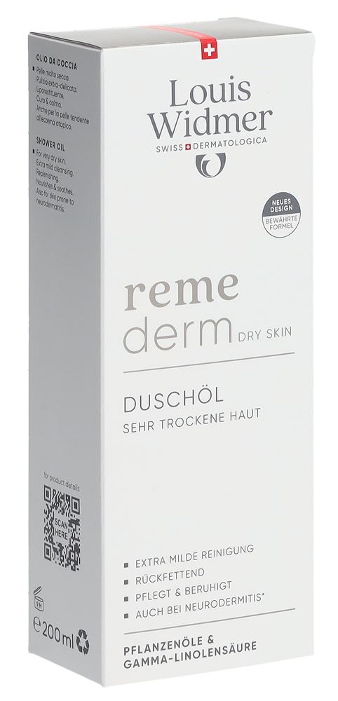 Louis Widmer Remederm Duschöl parfumiert 200 ml