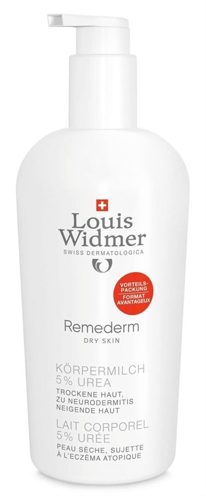 Louis Widmer Remederm Körpermilch 5% Urea parfumiert Disp 400 ml