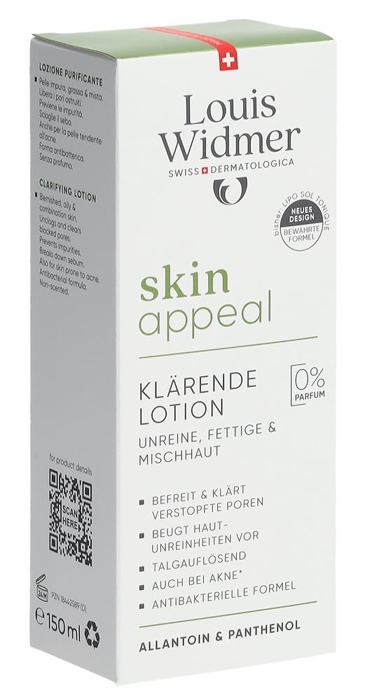 LOUIS WIDMER Skin Appeal klärende Lotion: product photo