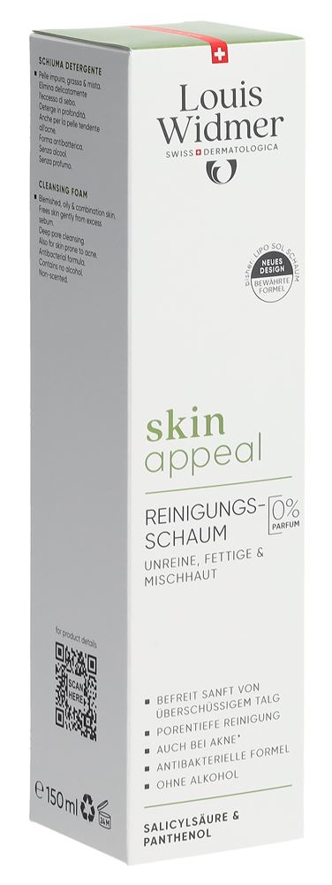 LOUIS WIDMER Skin Appeal Reinigungsschaum: Produktbild