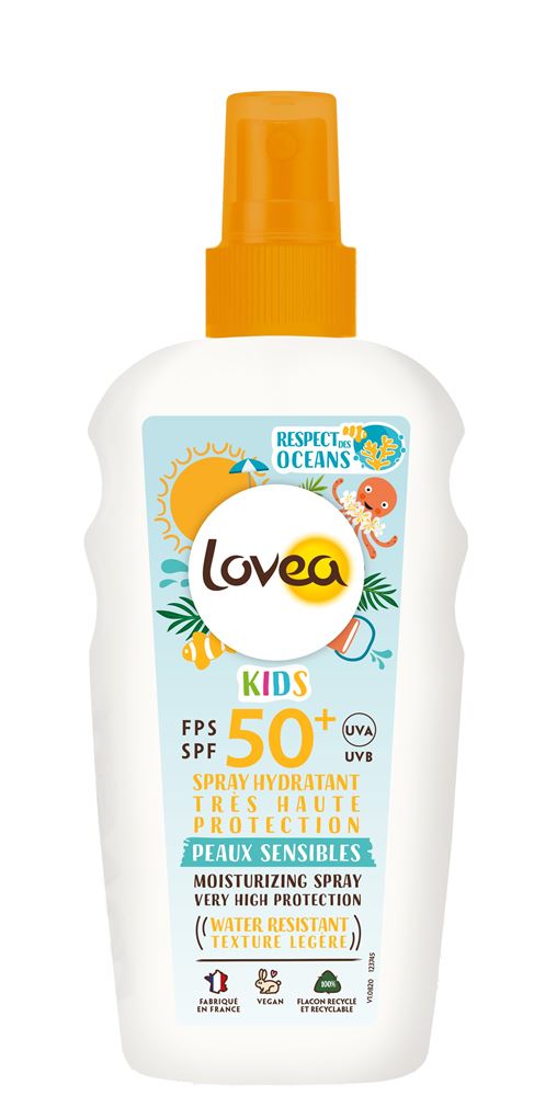 Image of Lovea Feuchtigkeitsspray Spf50+ sehr hoher Schutz Kinder 150 ml