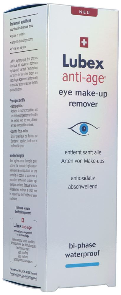 Image of Lubex anti-age eye make-up remover Fl 150 ml