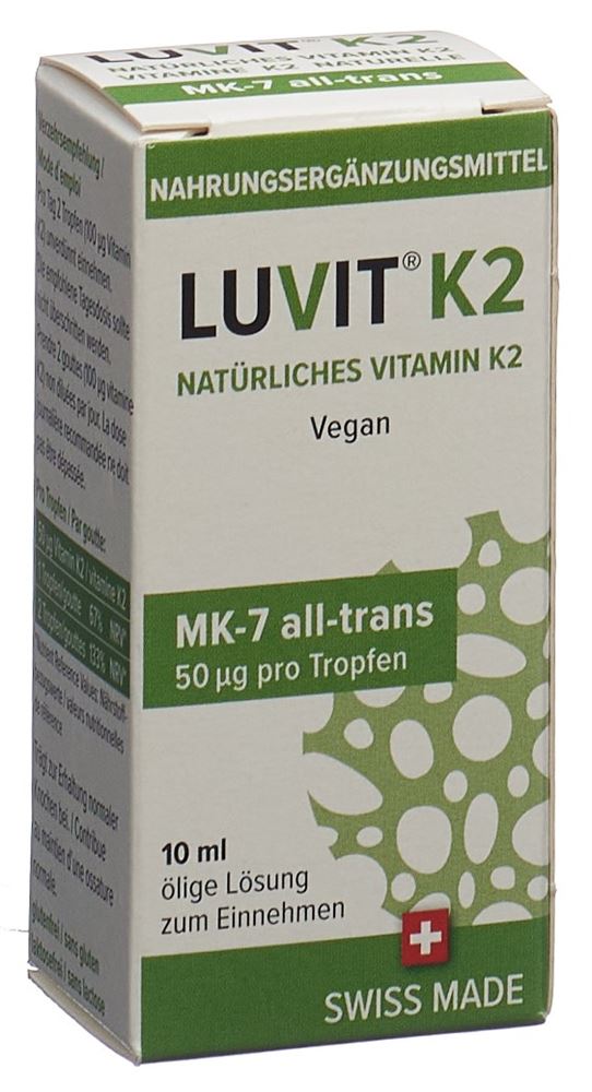 Image of Luvit K2 Natürliches Vitamin Tropffl 10 ml