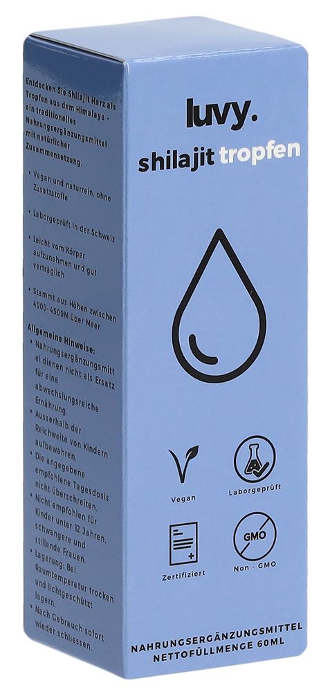 luvy Shilajit gocce fl 60 ml