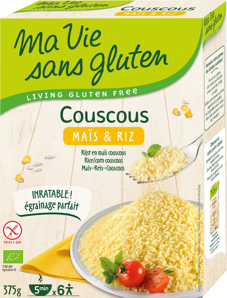 ma vie s Glut Couscous Mais & Riso bustina 350 g