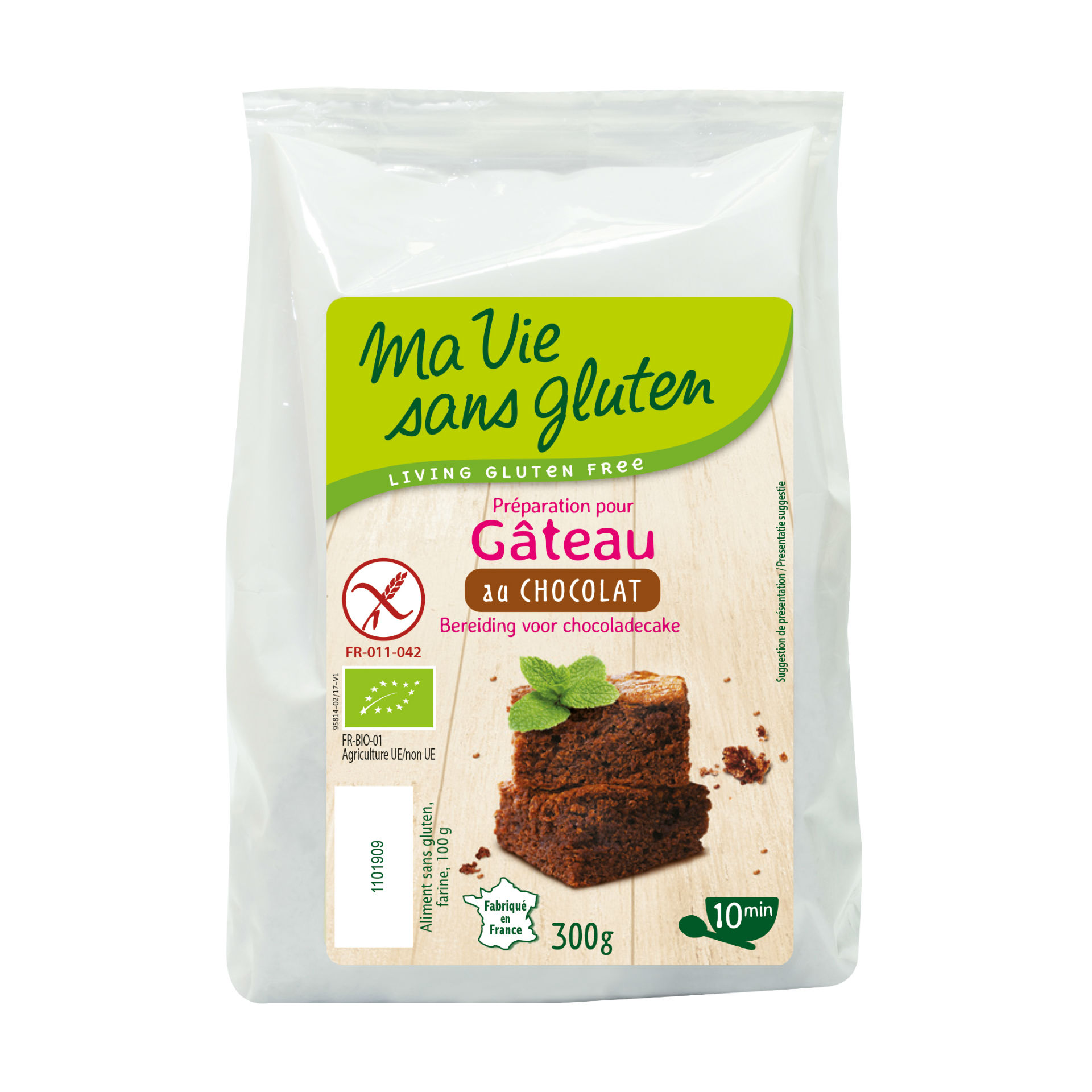 ma vie sans Gluten Preparato per torta al cioccolato 300 g