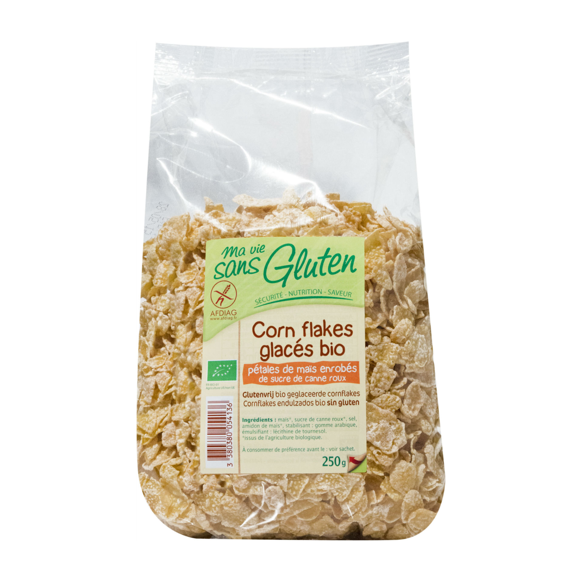ma vie sans Gluten Corn Flakes glacés 250 g
