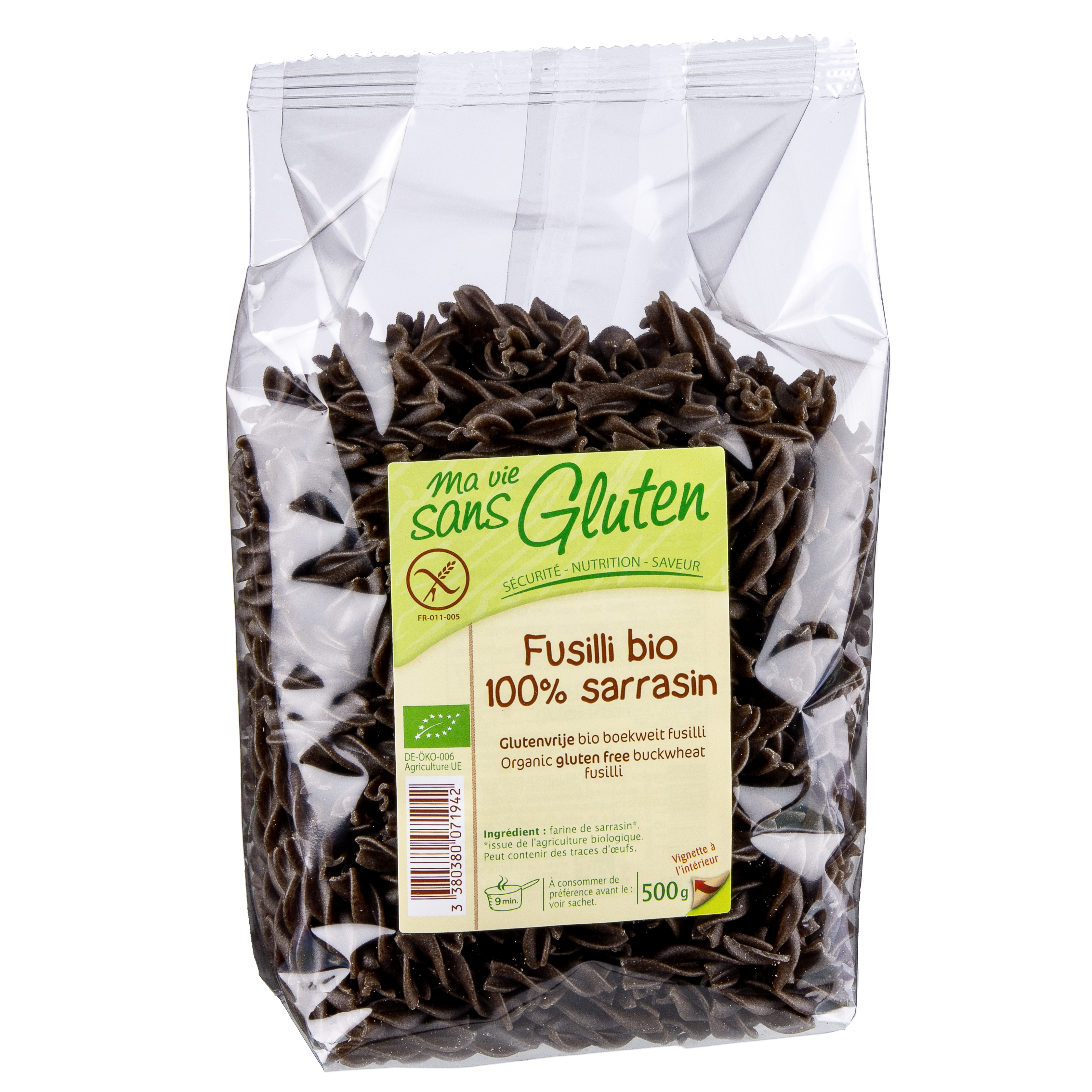Image of ma vie sans Gluten Fusilli 100% Buchweizen 500 g