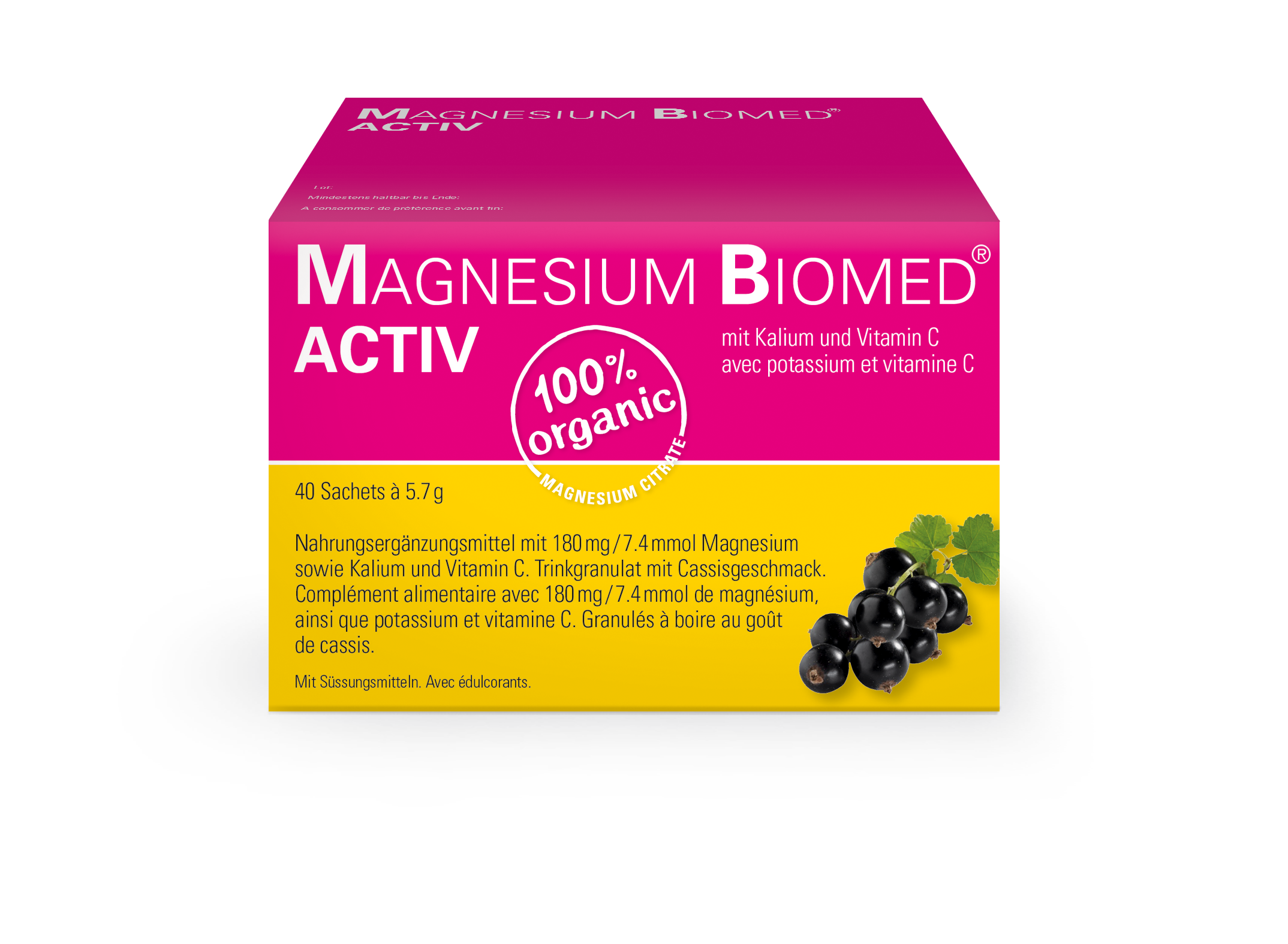 Magnesium Biomed Activ Gran Btl 40 Stk