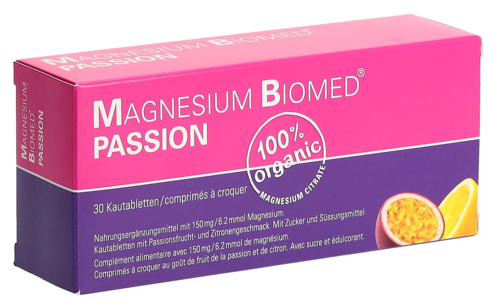 Image of Magnesium Biomed Kautabl Passion 30 Stk