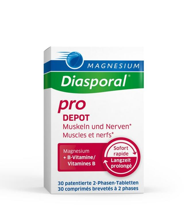 Magnesium Diasporal Pro M+N Depot Tabl Ds 30 Stk