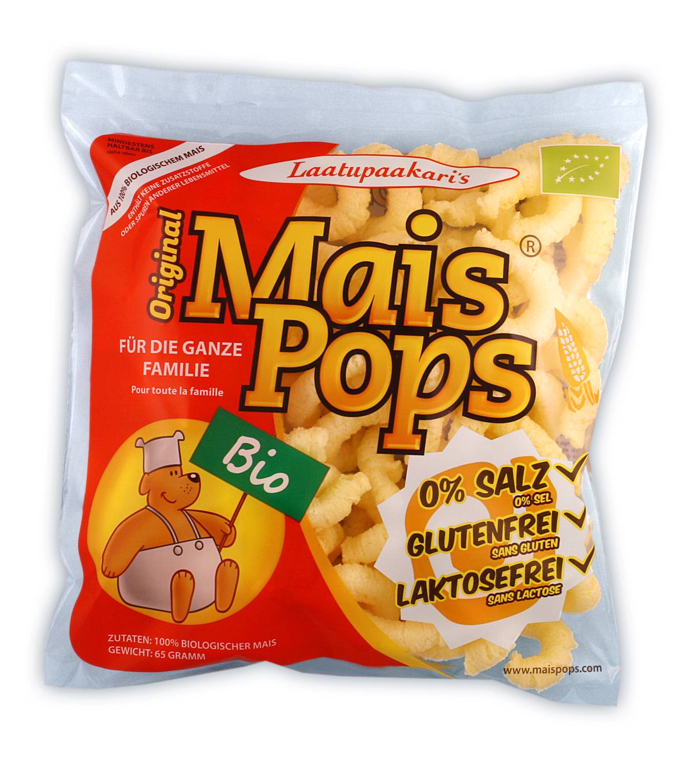 Maispops Der gesunde Kinder-Snack Bio Btl 65 g