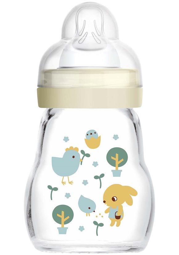 MAM Feel Good biberon en verre 170ml 0+ mois Unisex