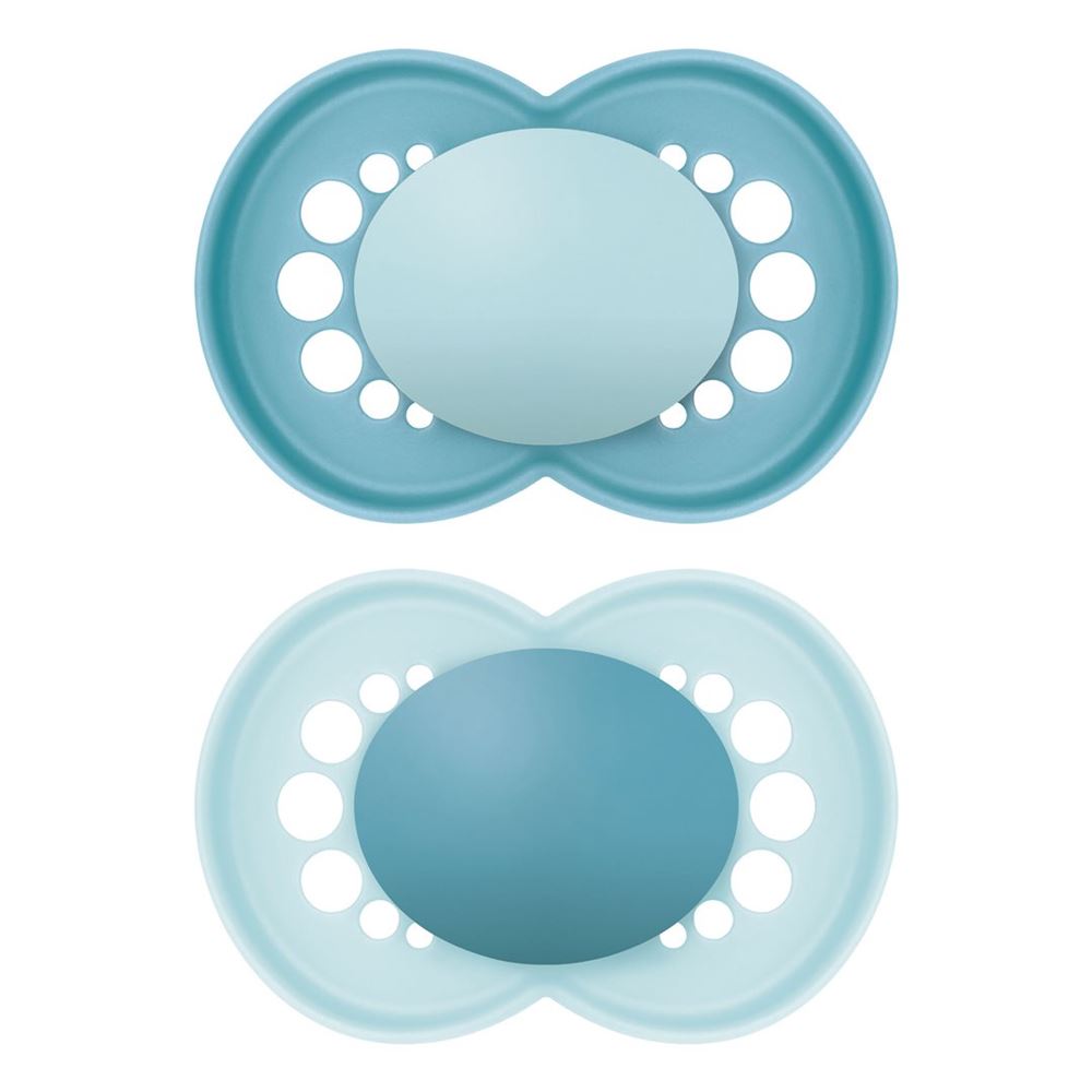 MAM Original Nuggi Silikon 16-36 Monate Boy 2 Stk