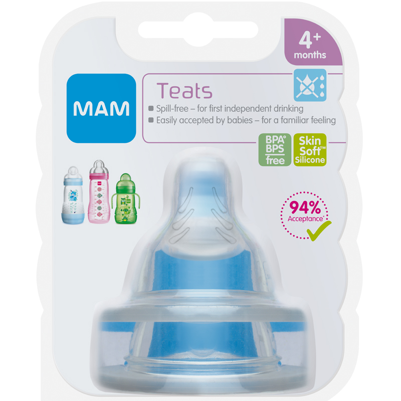 MAM Sauger tropffrei 4+Monate 2 Stk