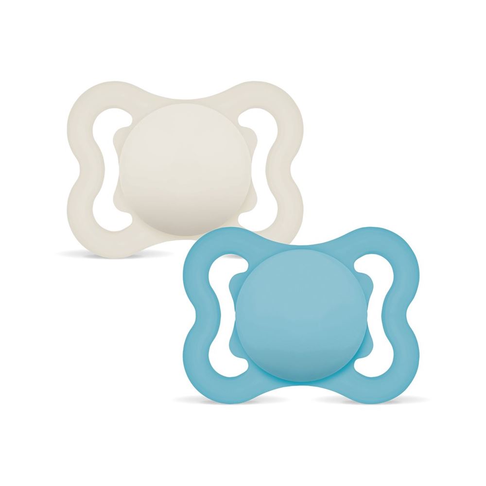 MAM Supreme lolette silicone 0-6 mois 2 pce