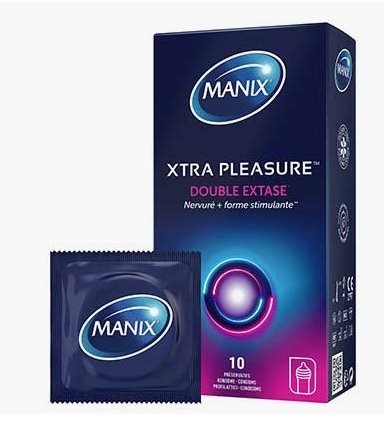 Manix Xtra Pleasure préservatifs 10 pce