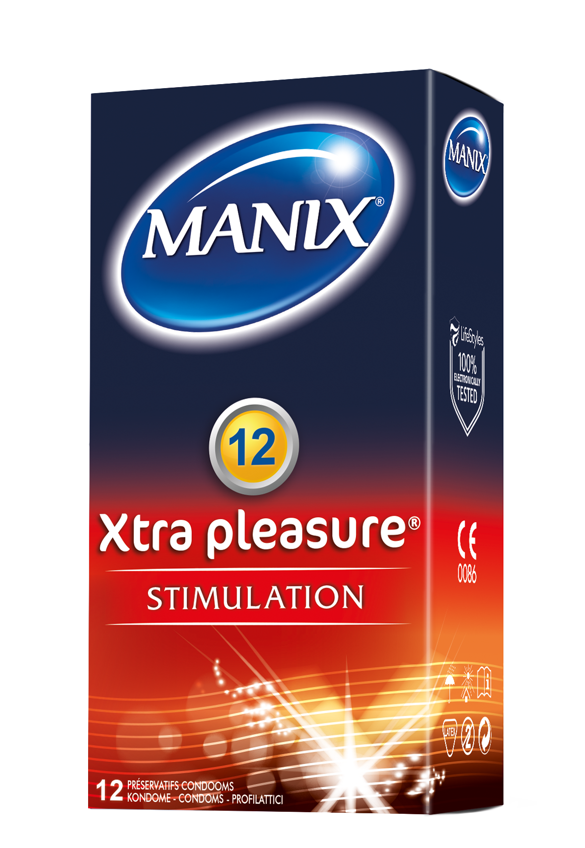 Image of Manix Xtra Pleasure Präservative 12 Stk
