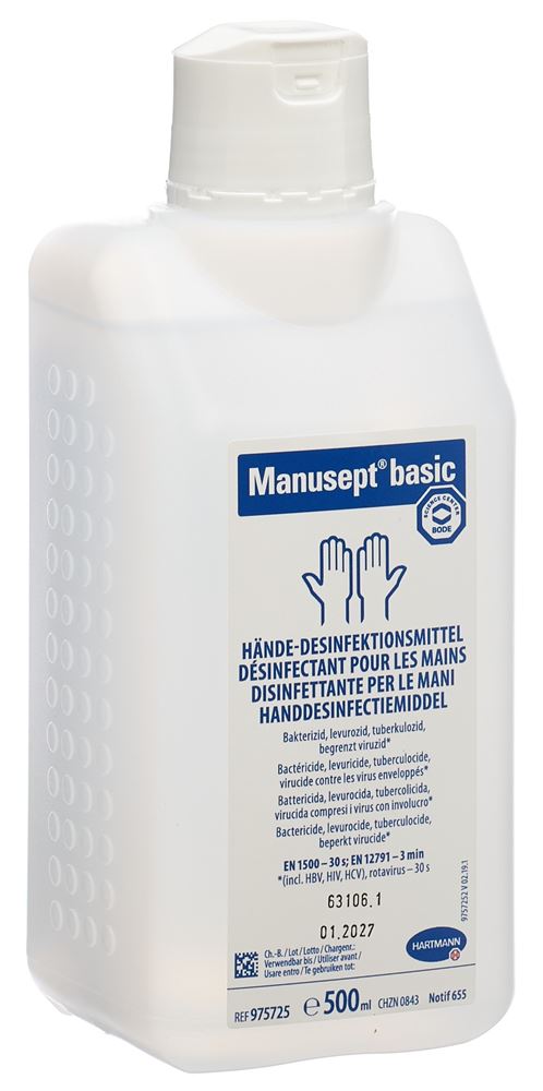 Manusept basic désinfectant mains fl 500 ml