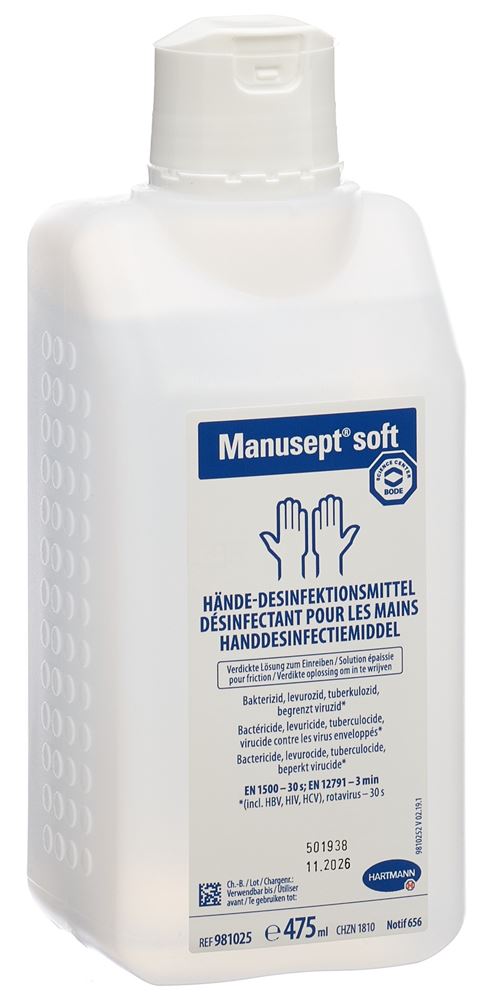 Manusept soft désinfectant mains fl 475 ml