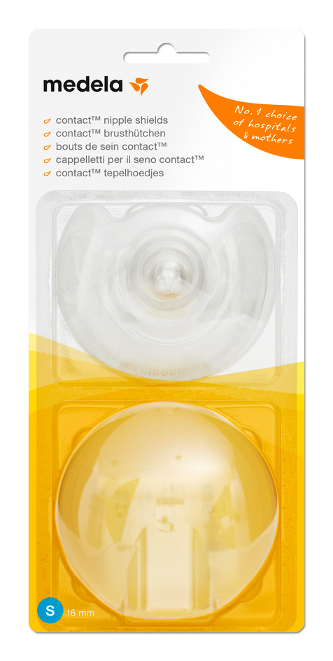 Medela Contact bouts de sein S 16mm avec box 1 paire