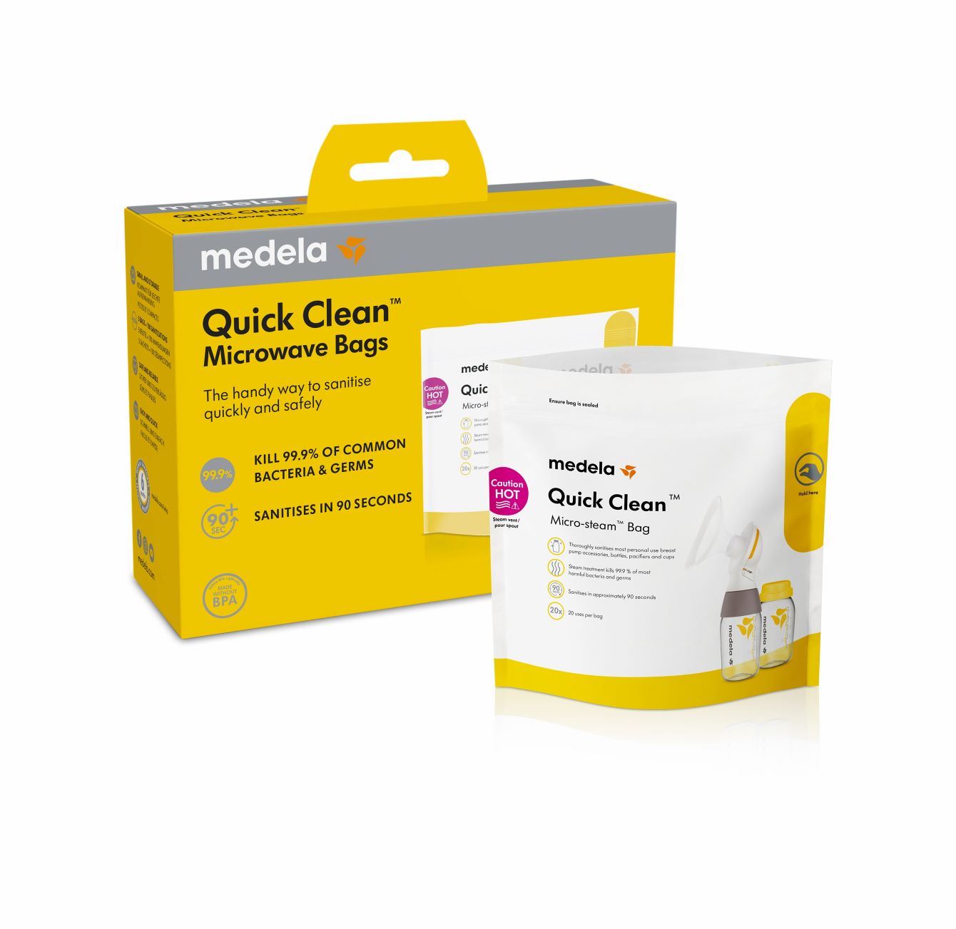 Medela sacchetti per sterilizzazione in microonde