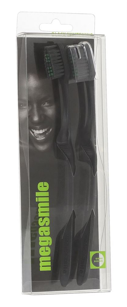 Image of Megasmile Black Whitening Zahnbürste 2 Stk