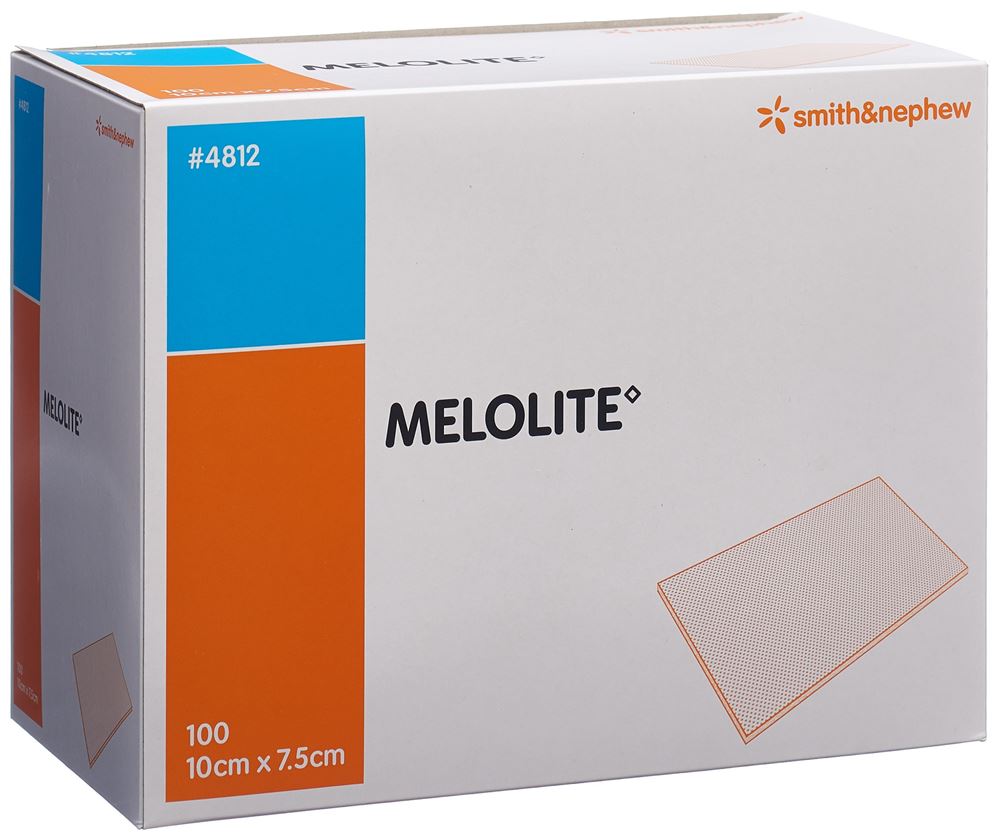 Melolite compresse absorbante 10cmx7.5cm sach 100 pce