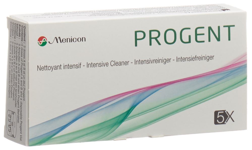 Menicon Progent nettoyant intensif amp 5 pce