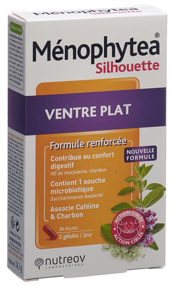 Menophytea ventre plat silhouette gélules 30 pce