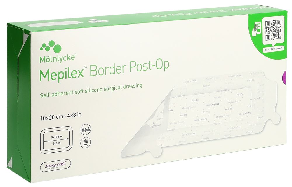 Image of Mepilex Border Post OP 10x20cm 10 Stk