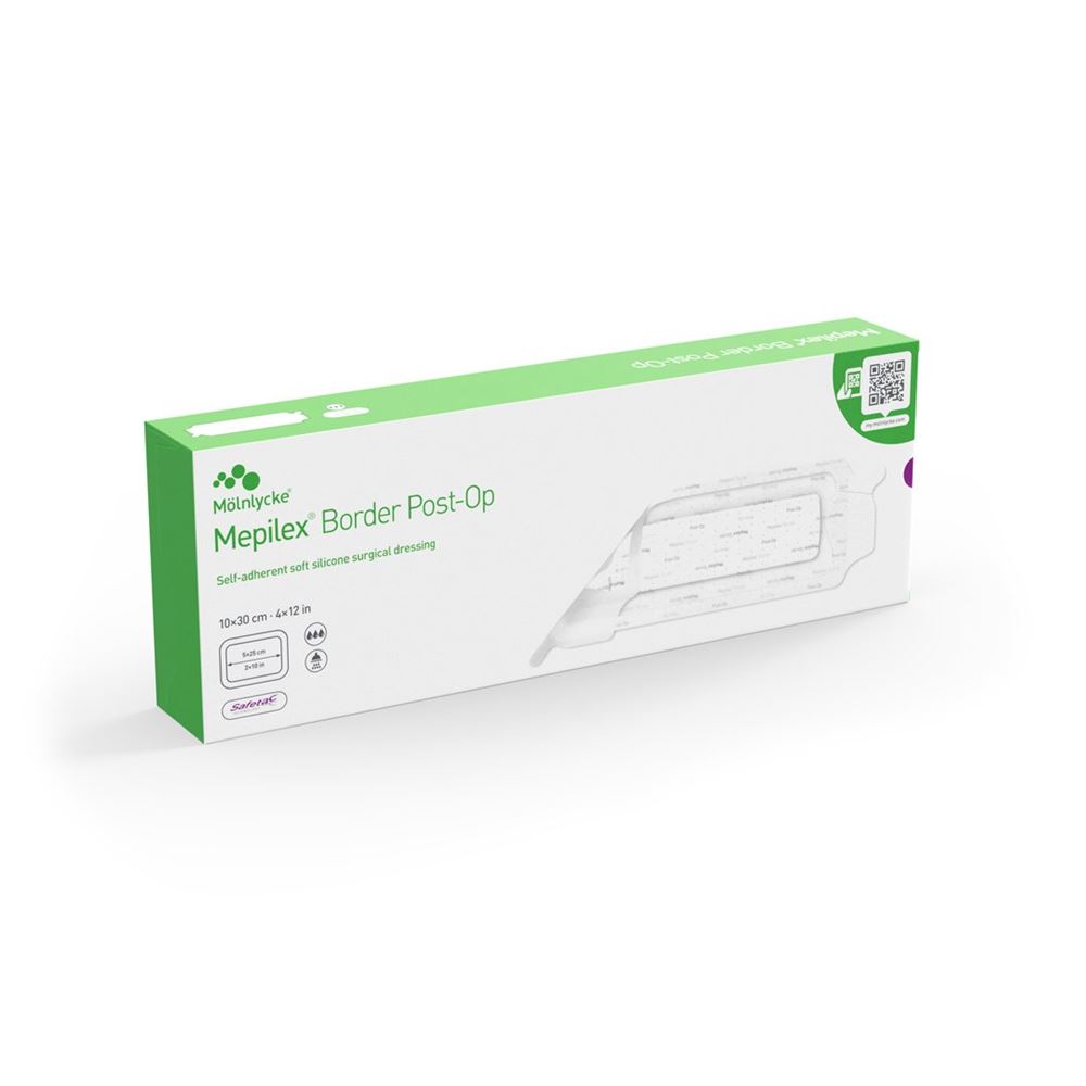 Image of Mepilex Border Post OP 10x30cm 10 Stk