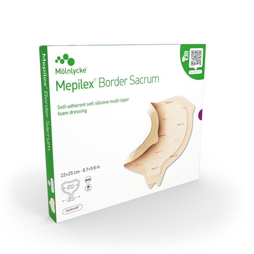 Image of Mepilex Border Sacrum 22x25cm 282460 5 Stk