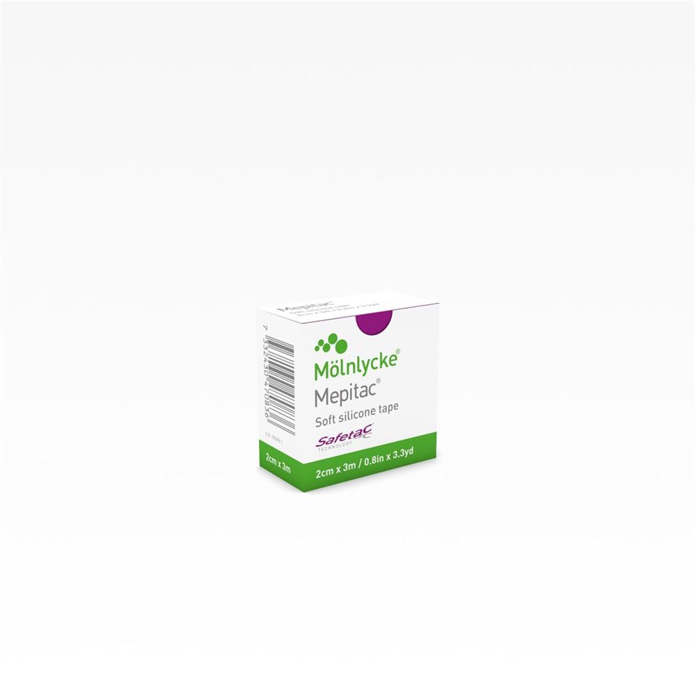 Image of Mepitac safetac Fixierverband 2cmx3m Silikon
