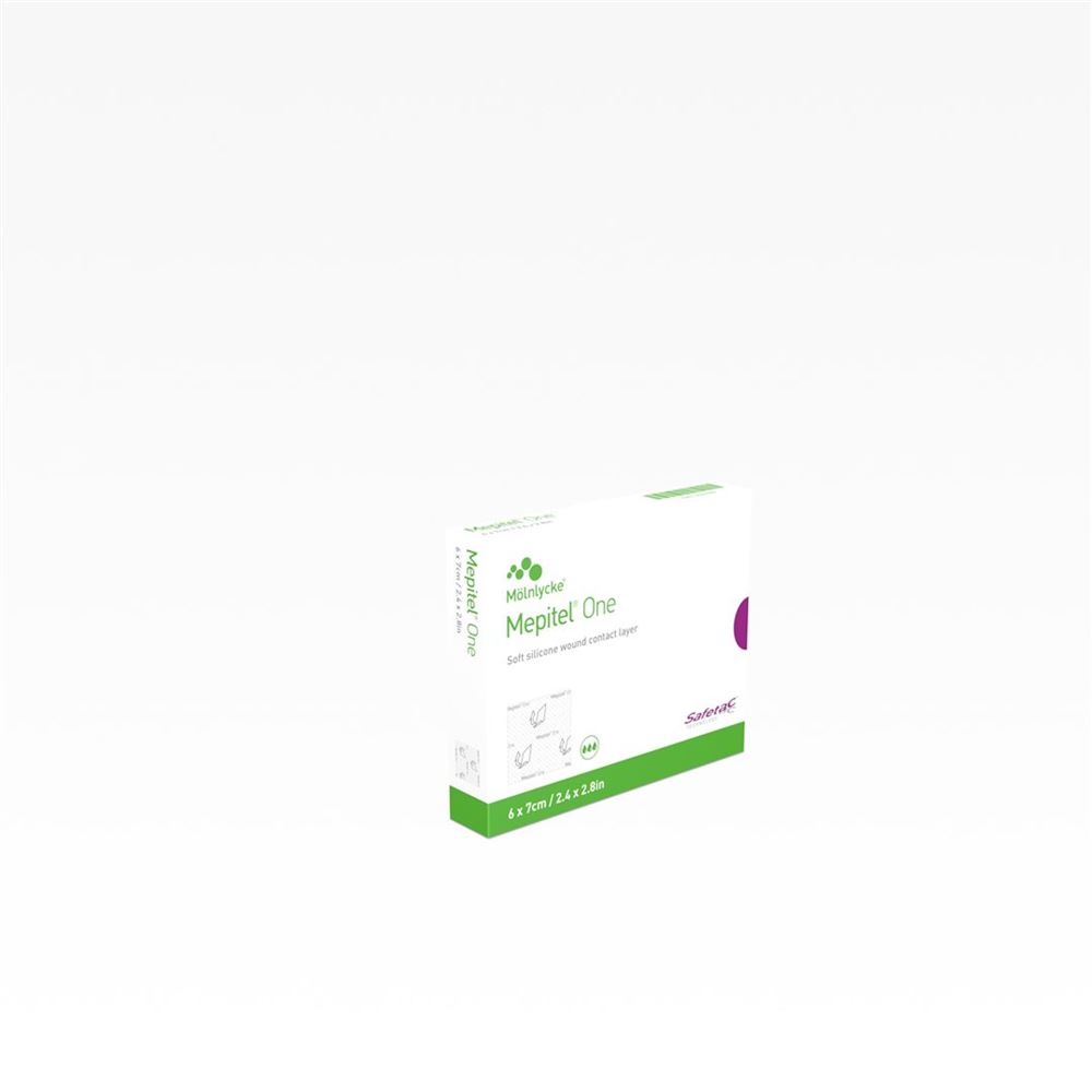 Image of Mepitel One Wundverband 6x7cm (skin tears) 5 Stk