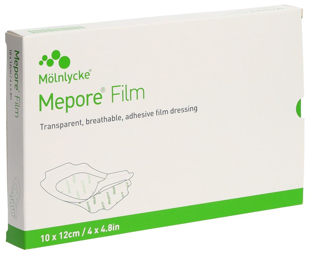 Mepore Film medicazione film adesivo 10x12 cm sterile 10 pezzi