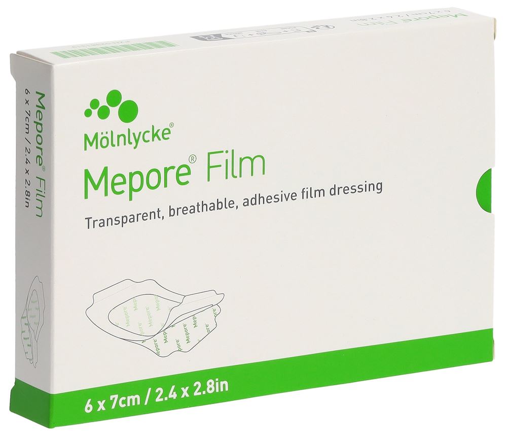 Mepore Film medicazione film adesivo 6x7 cm sterile 10 pezzi