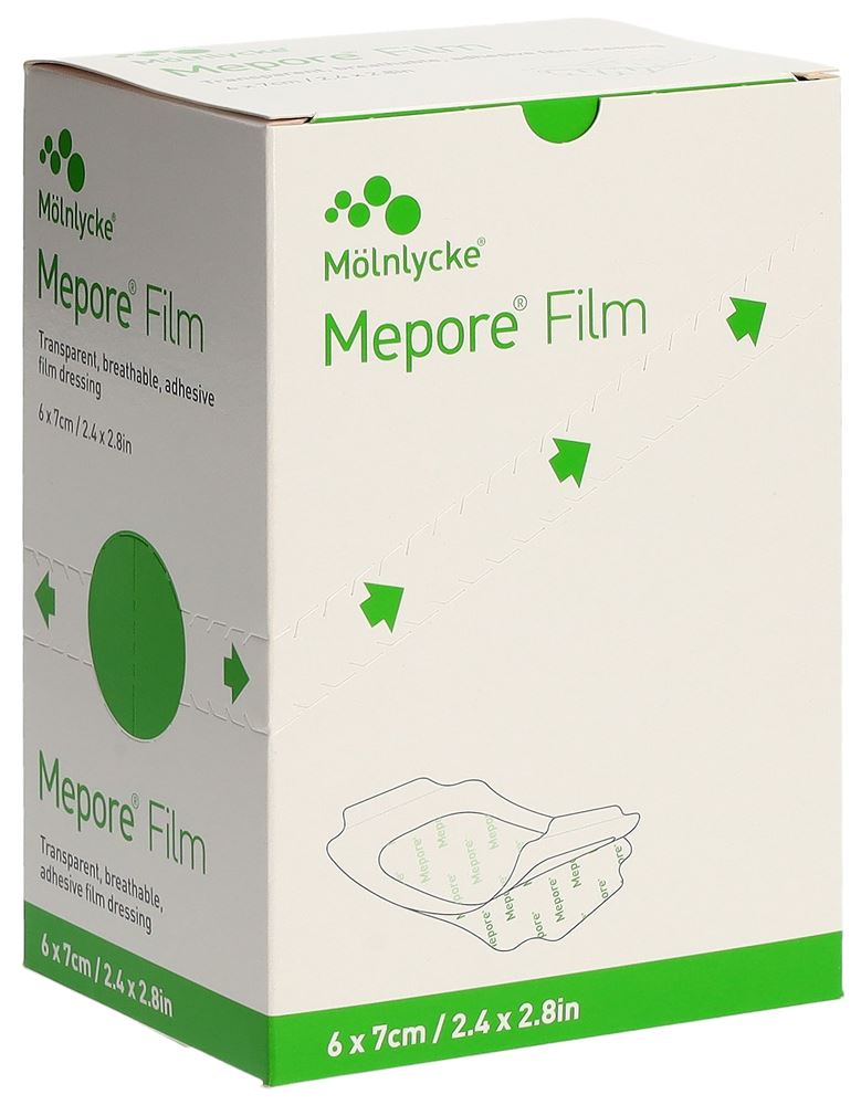 Mepore Film medicazione film adesivo 6x7 cm sterile 100 pezzi