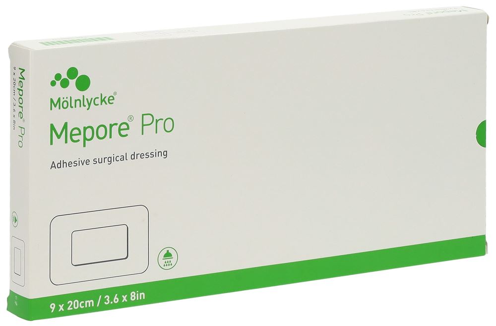 Mepore pro Wundverband 20x9cm Wundkissen 14x4.5cm steril 10 Stk