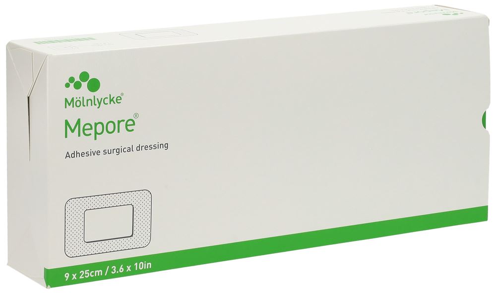 Image of Mepore Wundverband 25x9cm Wundkissen 20x5cm 30 Stk