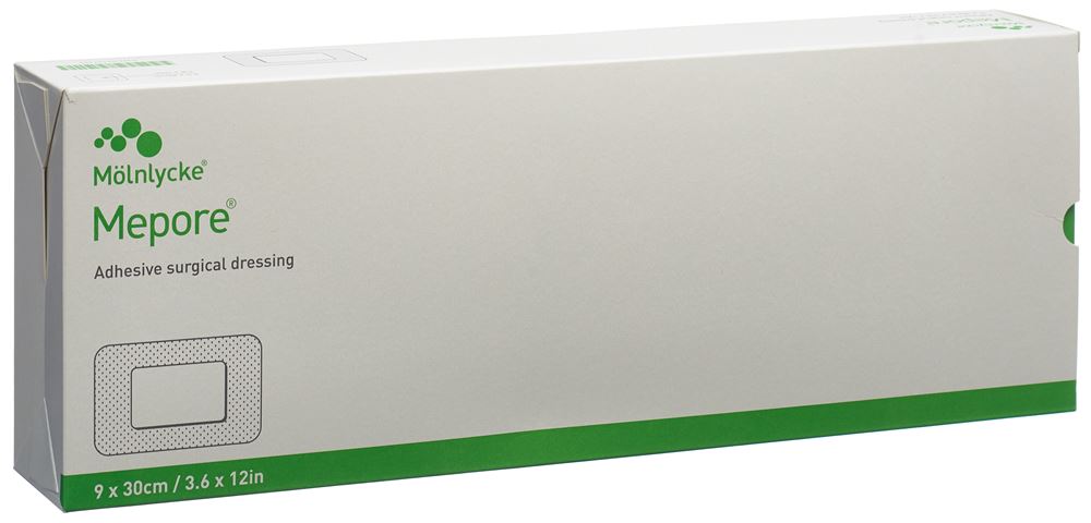 Image of Mepore Wundverband 30x9cm Wundkissen 25x5cm 30 Stk