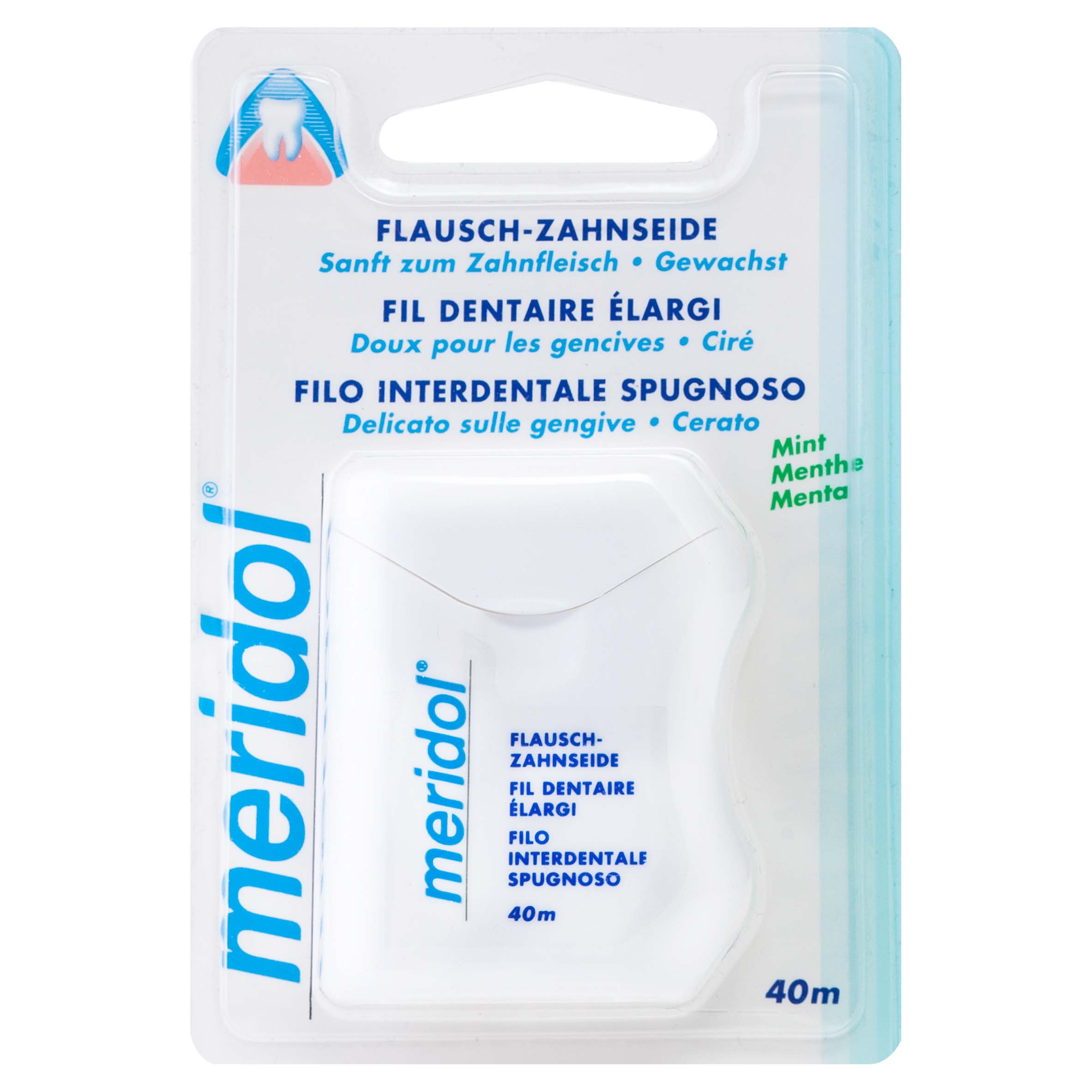 meridol Flausch-Zahnseide 40m