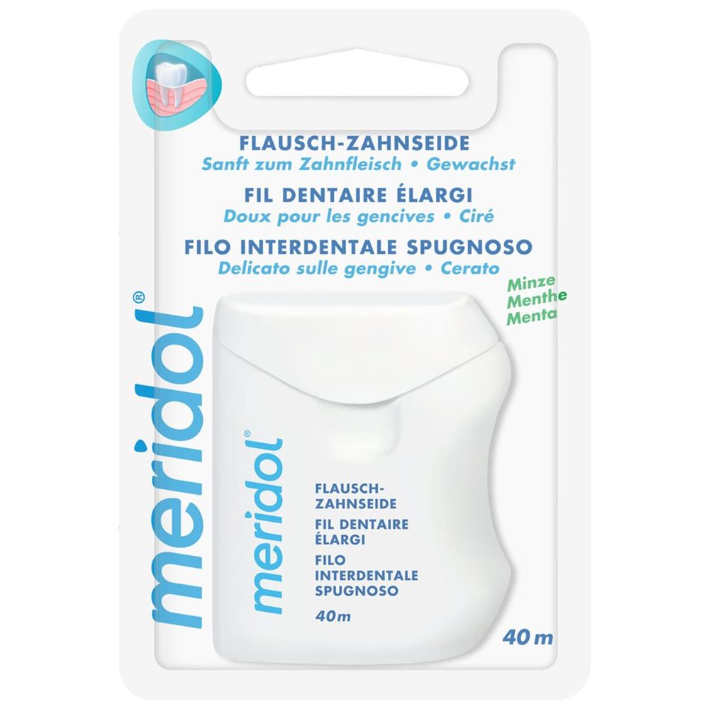 meridol Flausch-Zahnseide 40m