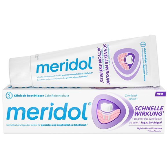 meridol Schnelle Wirkung Zahnpasta Tb 75 ml