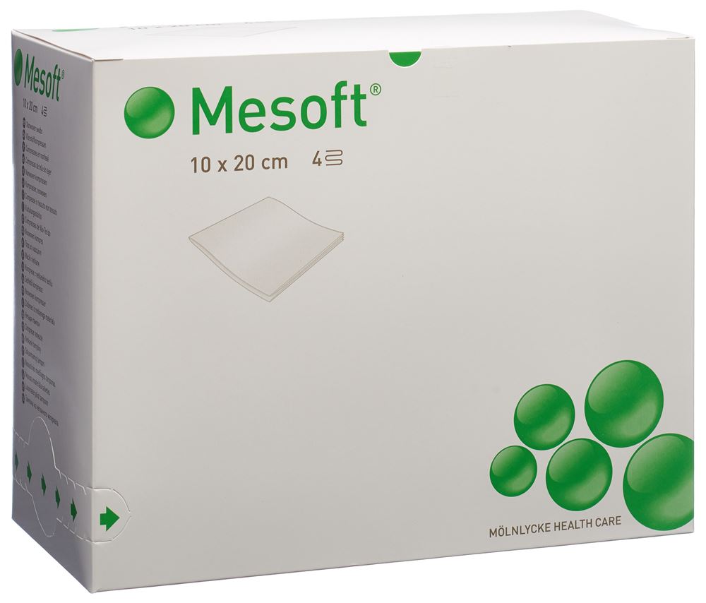 Image of Mesoft NW Kompressen 10x20cm steril 60 x 2 Stk