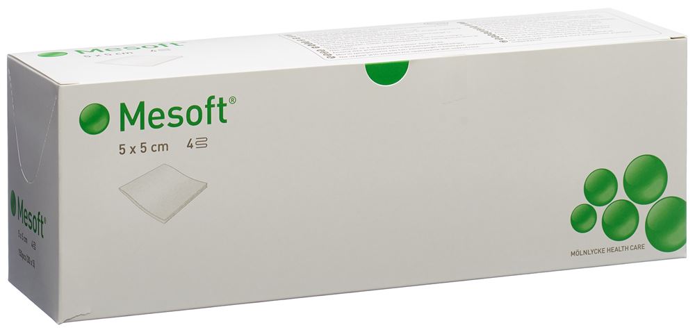 Mesoft NW Vlieskompressen 5x5cm steril 30 Btl 5 Stk