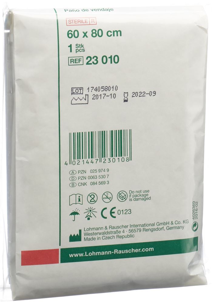 Image of Metalline Verbandtuch 60x80cm steril