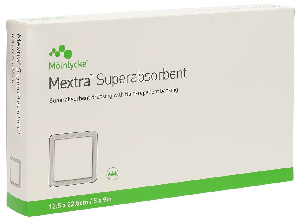 Image of Mextra Superabsorbent 12.5x22.5 cm 10 Stk